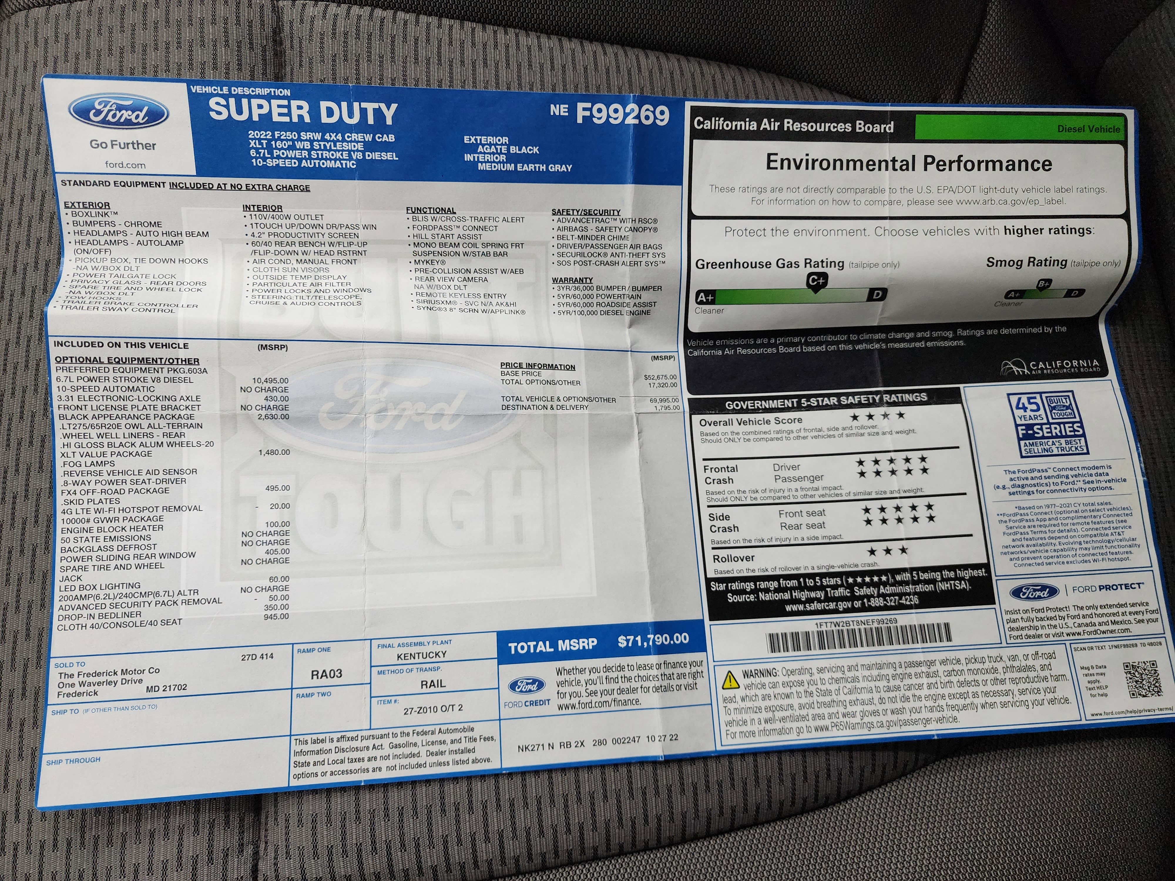 Used 2022 Ford F250 XLT w/ Black Appearance Package image 55