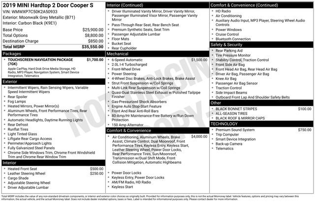 Used 2019 MINI Cooper S w/ Signature Upholstery Package image 21