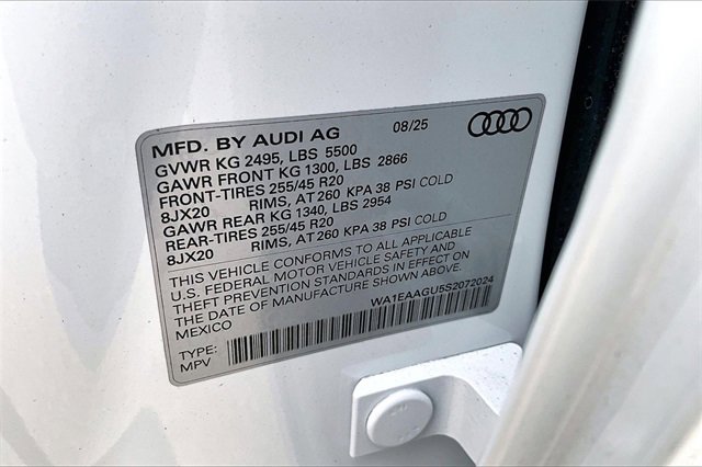 New 2025 Audi Q5 2.0T Premium Plus image 12
