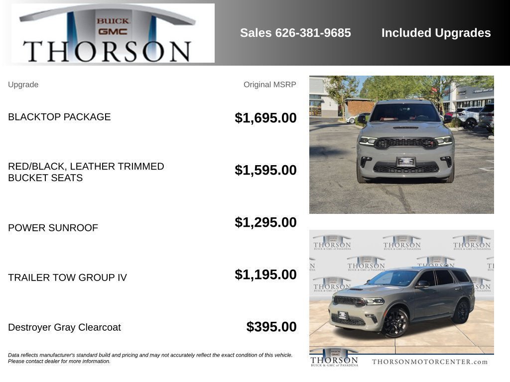 Used 2022 Dodge Durango R/T w/ Blacktop Package AWD/4WD image 7