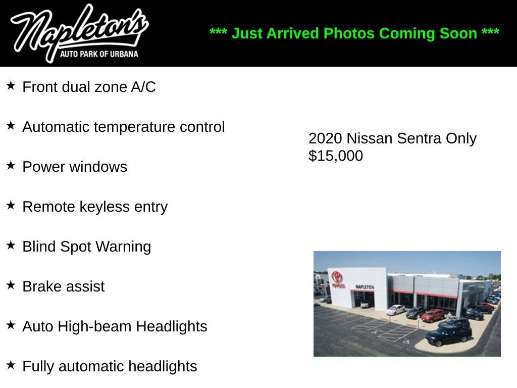 Used 2020 Nissan Sentra SV