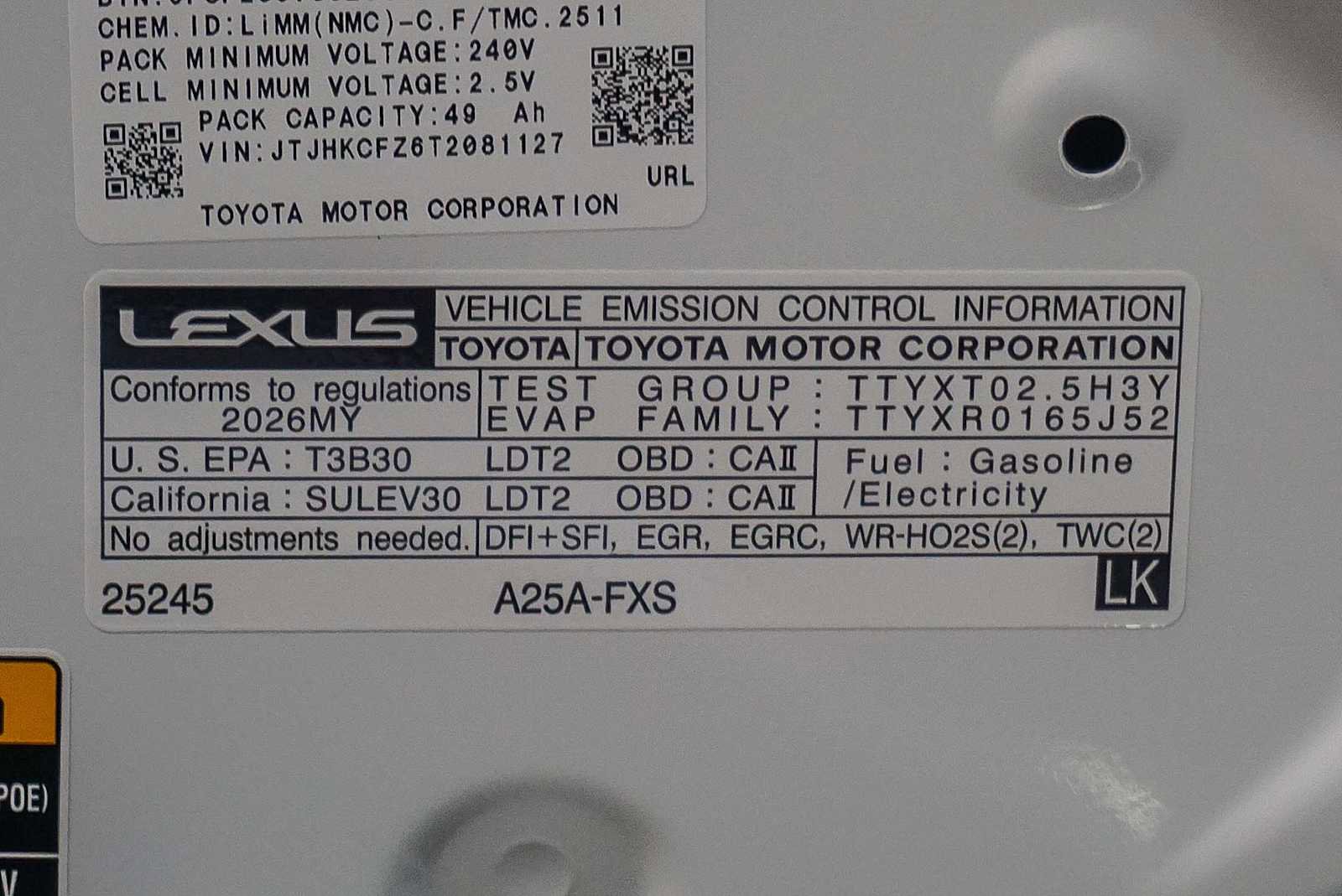 New 2026 Lexus NX 450h+ AWD w/ Luxury Package image 38