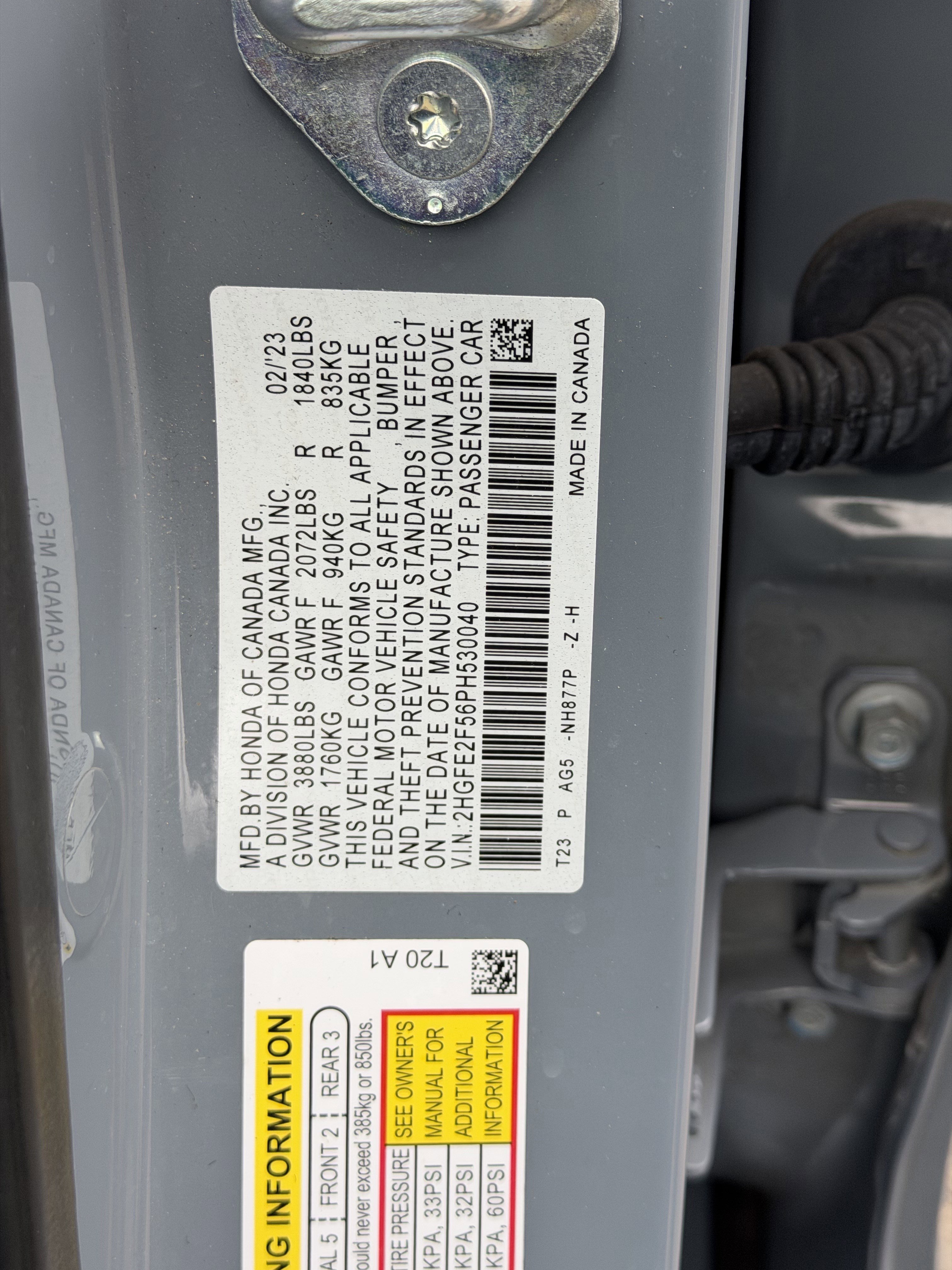 Used 2023 Honda Civic Sport image 24