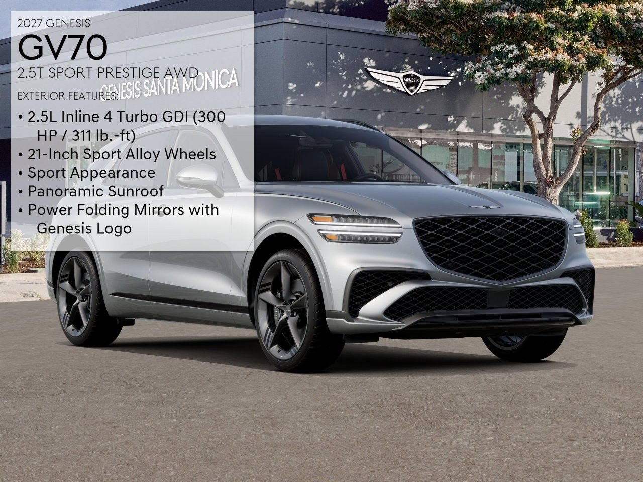 New 2027 Genesis GV70 2.5T Sport Prestige AWD/4WD image 3