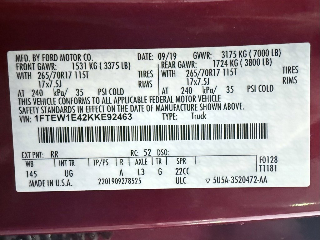 Used 2019 Ford F150 XLT image 33