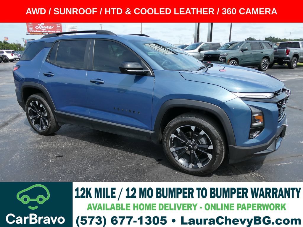 Certified 2025 Chevrolet Equinox RS w/ Safety and Technology Package AWD/4WD image 1