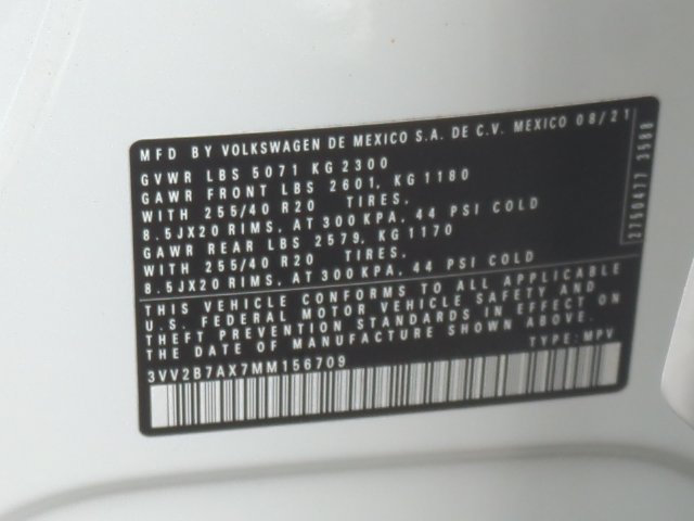 Used 2021 Volkswagen Tiguan SE AWD/4WD image 26