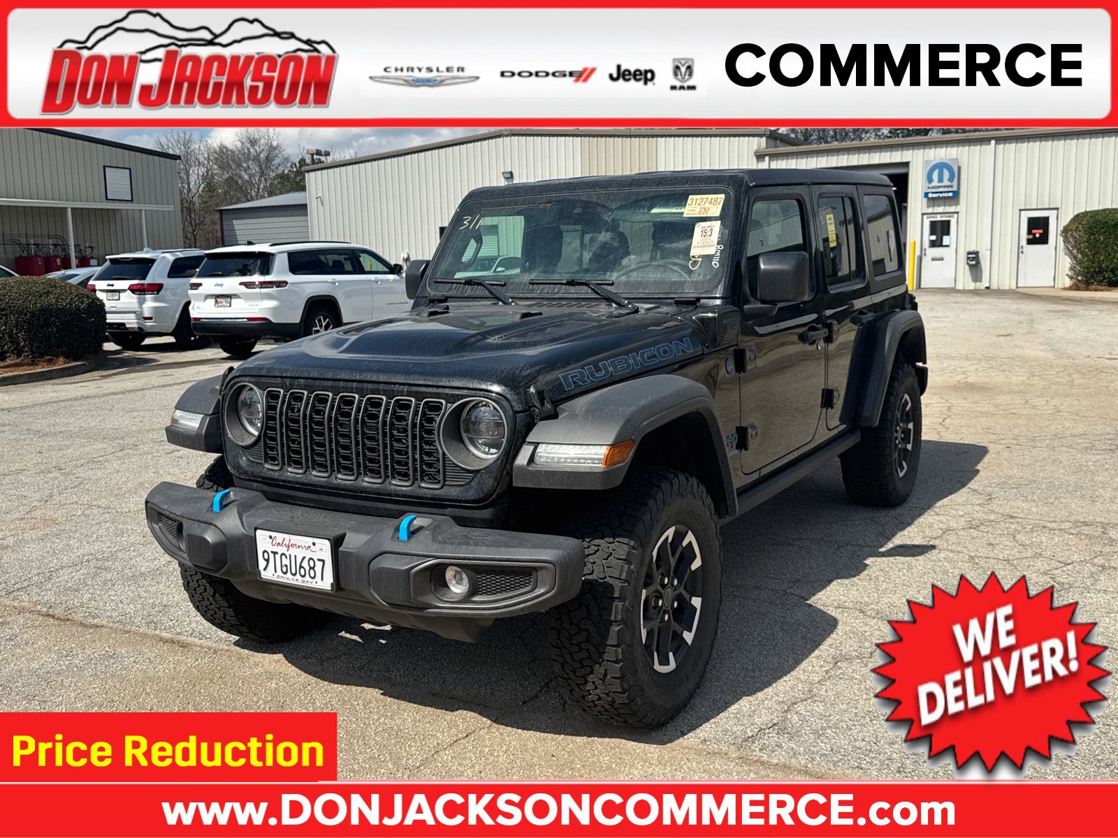 Used 2025 Jeep Wrangler Unlimited Rubicon 4xe w/ Safety Group image 1