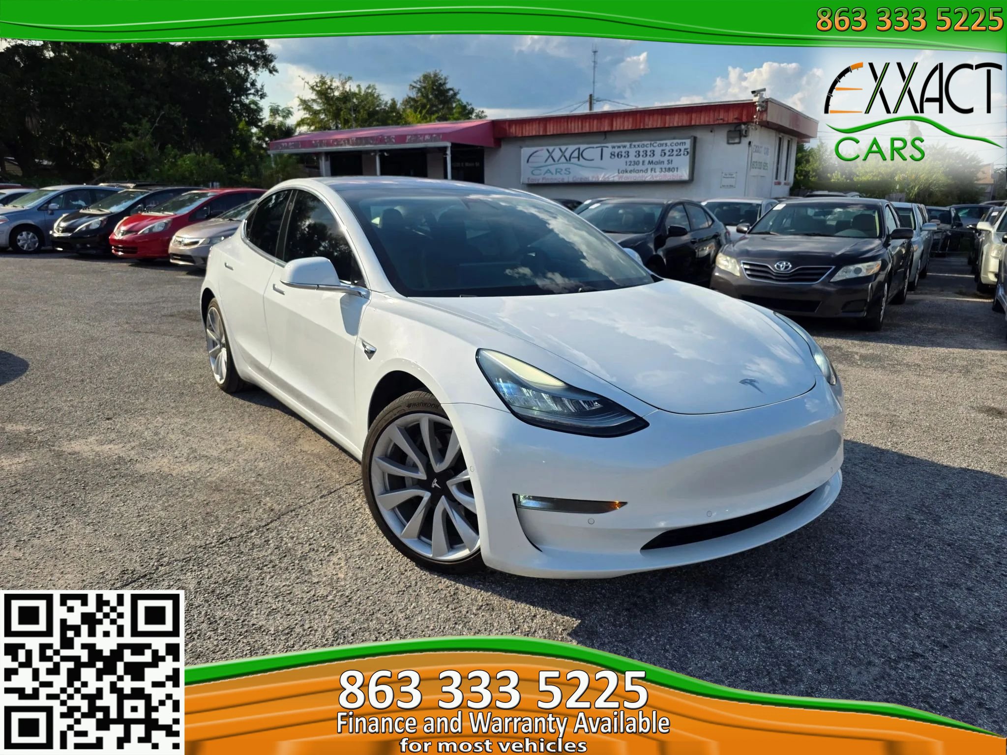 Used 2018 Tesla Model 3 Long Range AWD/4WD image 1