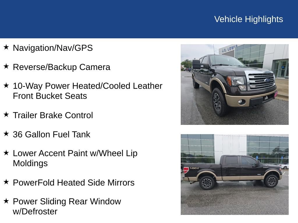 Used 2013 Ford F150 Lariat w/ Mid Equipment Group AWD/4WD image 13
