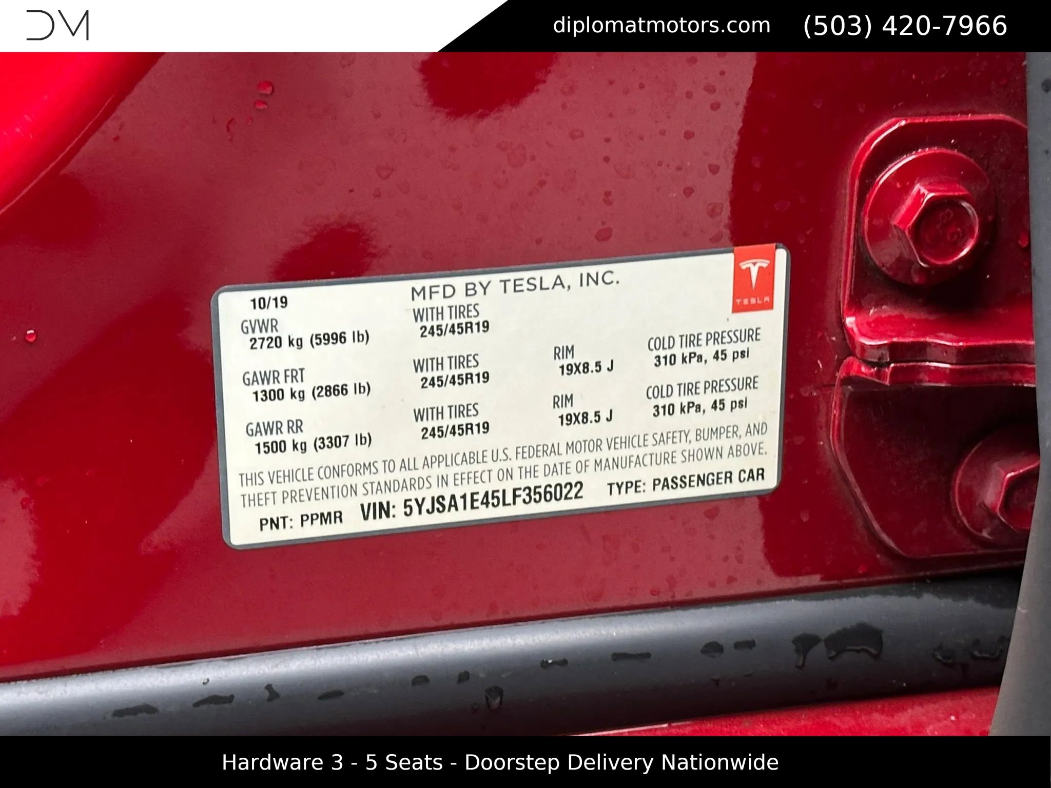 Used 2020 Tesla Model S Performance image 45