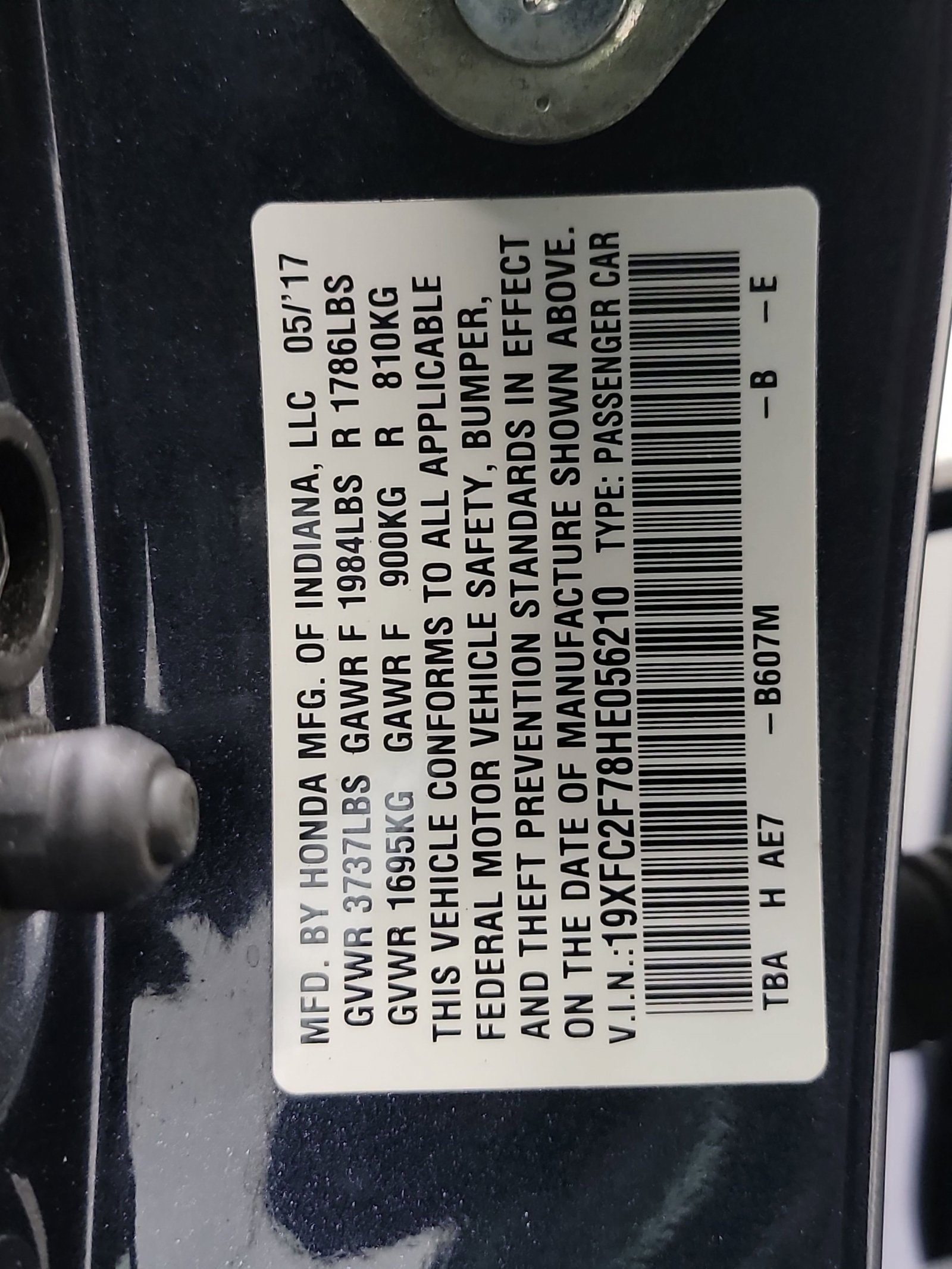 Used 2017 Honda Civic EX image 33