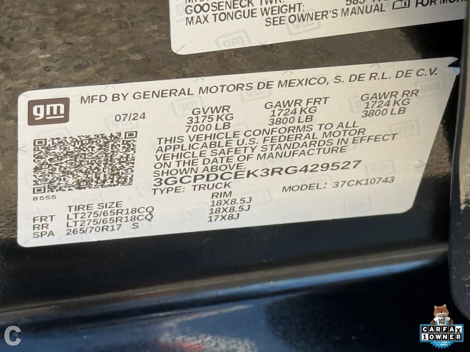 Certified 2024 Chevrolet Silverado 1500 Custom Trail Boss AWD/4WD image 31