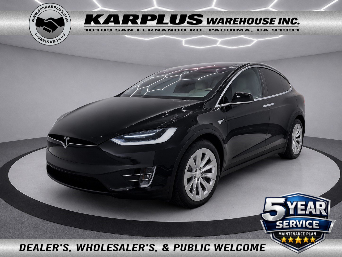 Used 2017 Tesla Model X 100D AWD/4WD image 1