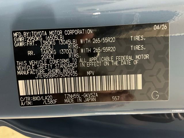 New 2026 Toyota 4Runner Limited AWD/4WD image 24
