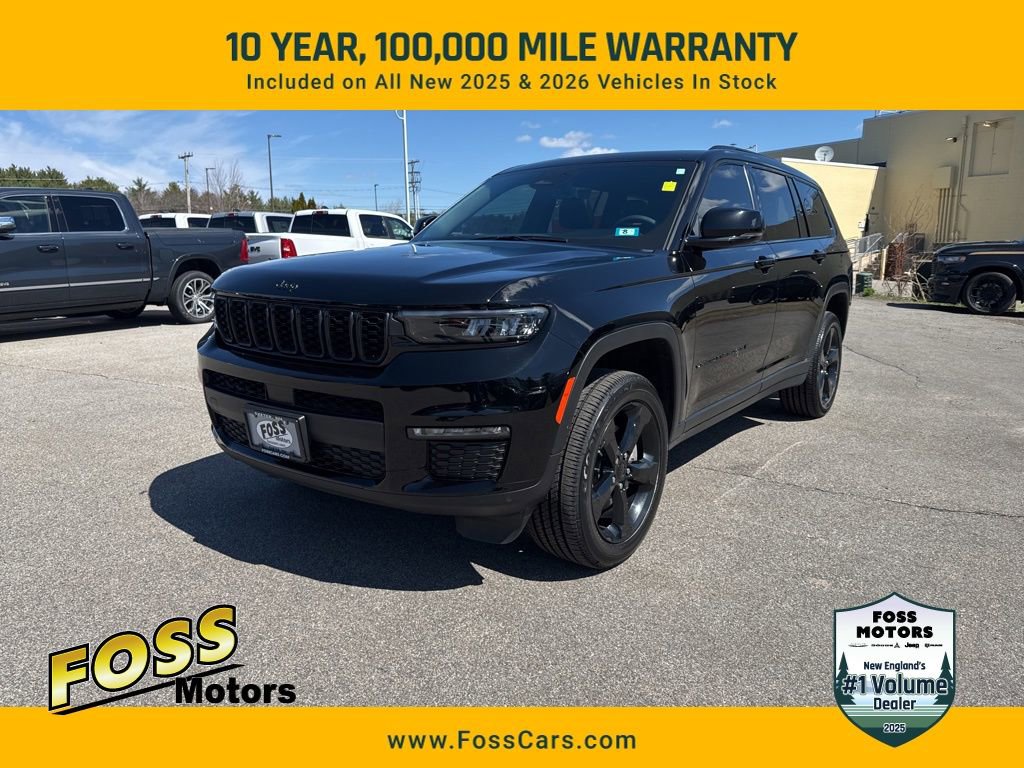 Certified 2025 Jeep Grand Cherokee L Limited w/ Black Appearance Package AWD/4WD video 1