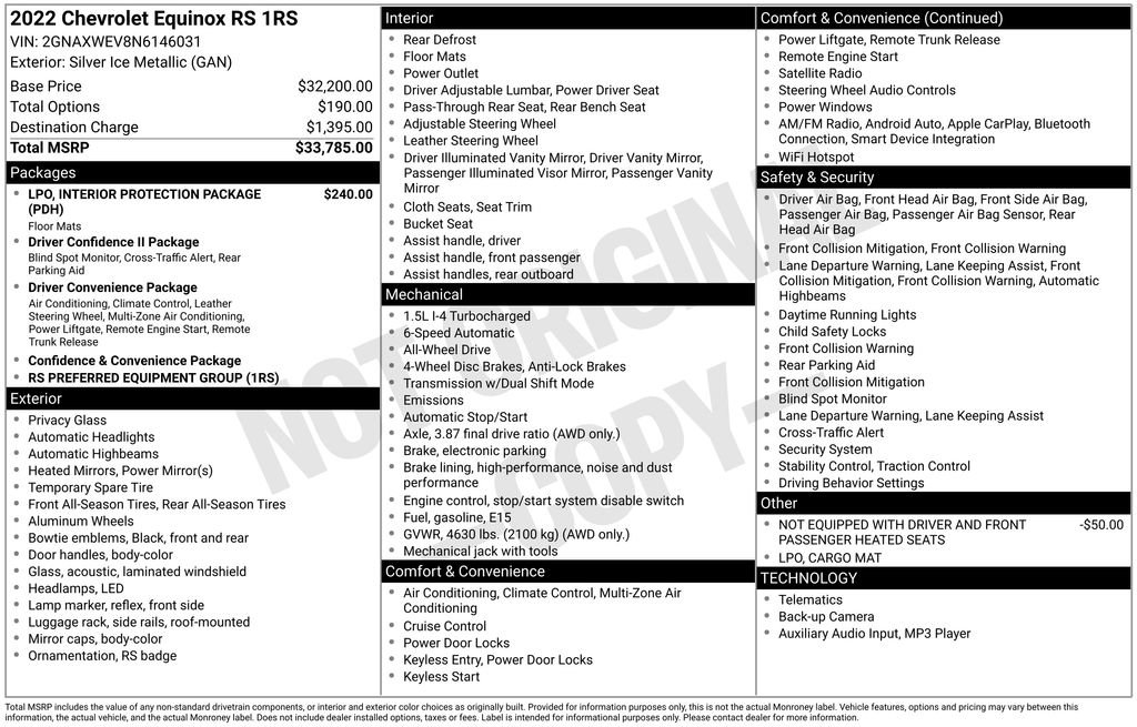 Used 2022 Chevrolet Equinox RS image 5