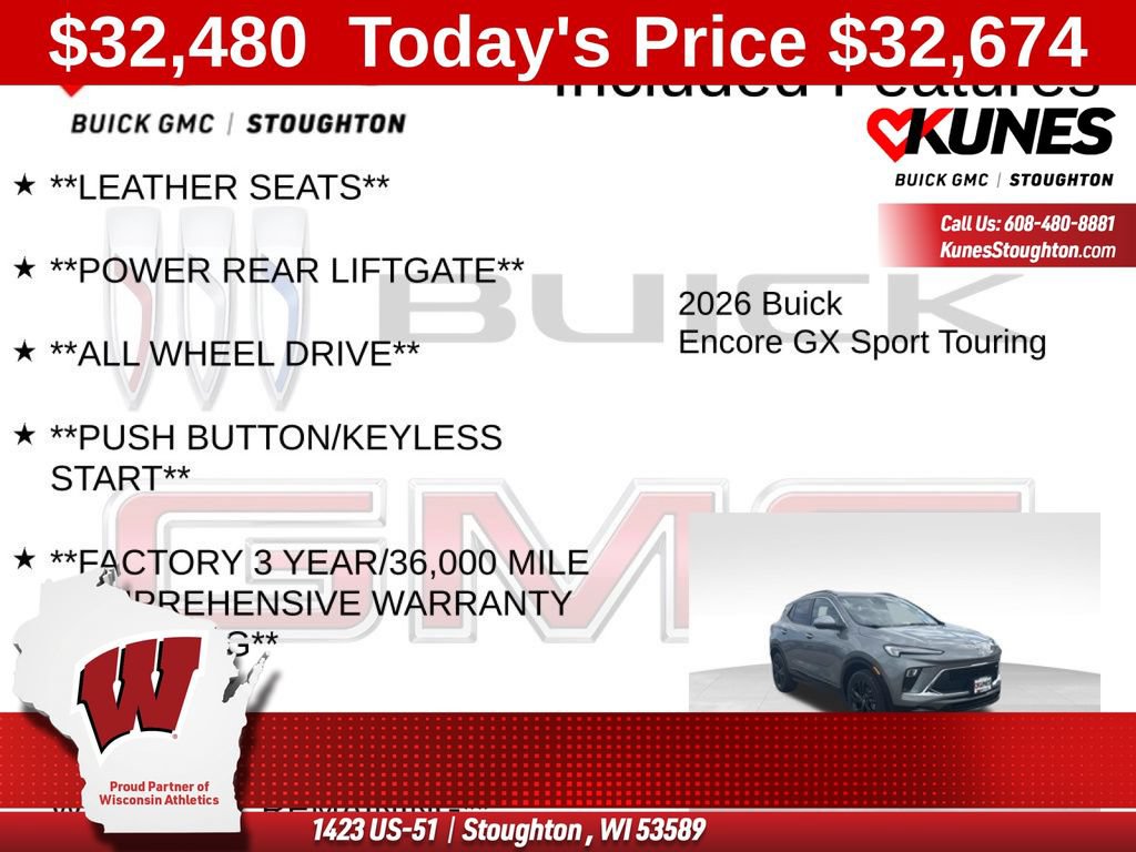 New 2026 Buick Encore GX Sport Touring w/ Comfort Package AWD/4WD image 5