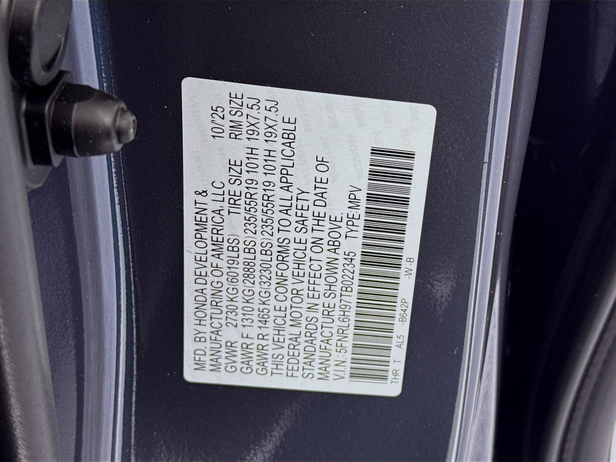 New 2026 Honda Odyssey Elite image 35