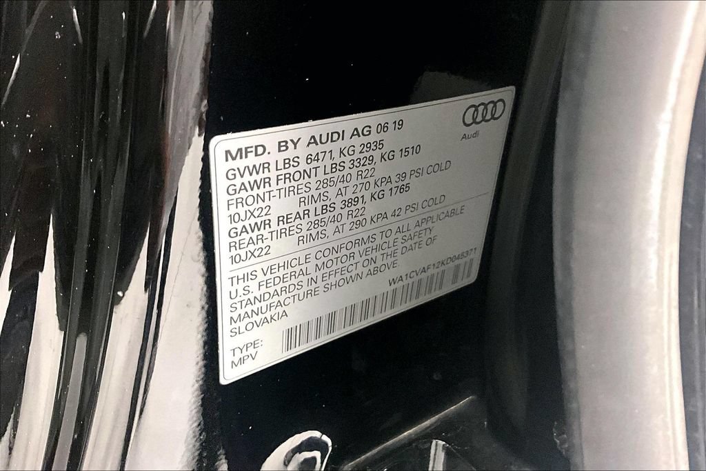 Used 2019 Audi Q8 Prestige AWD/4WD image 34