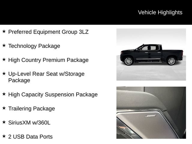 Certified 2024 Chevrolet Silverado 1500 High Country w/ High Country Premium Package AWD/4WD image 27