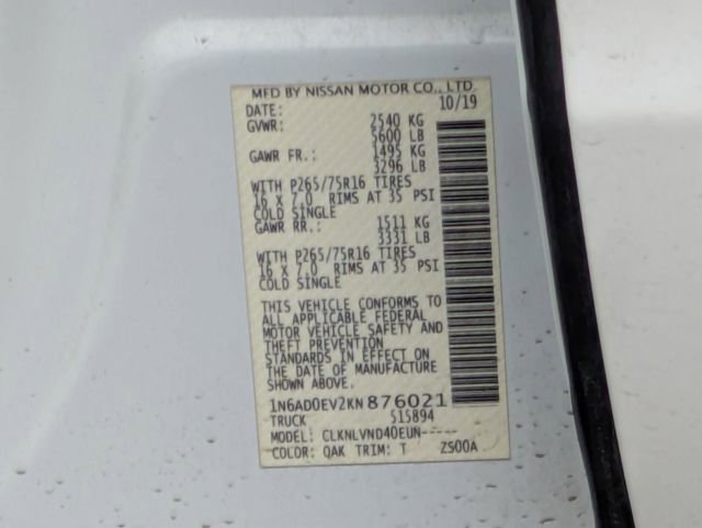Used 2019 Nissan Frontier PRO-4X AWD/4WD image 25