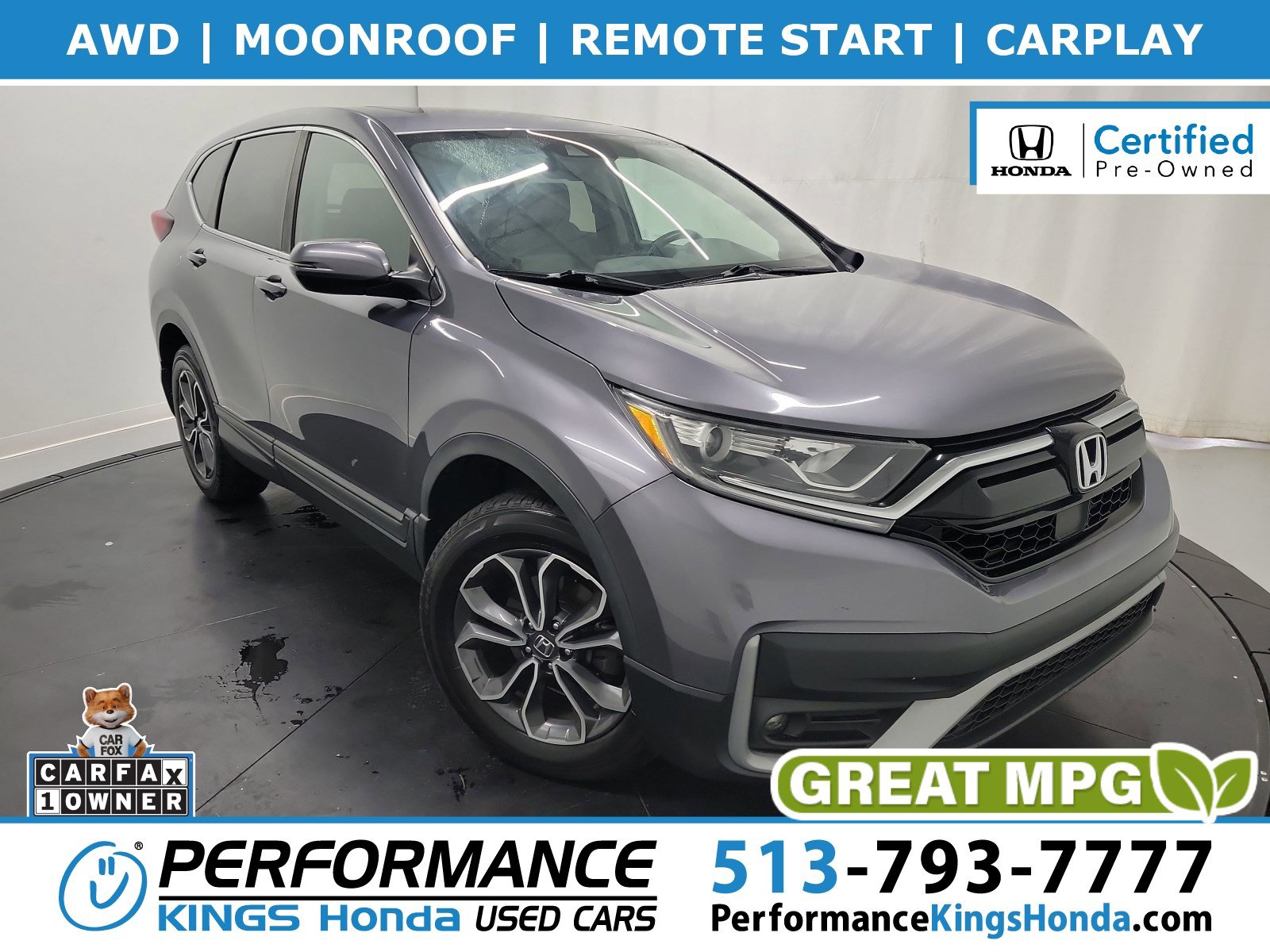 Certified 2020 Honda CR-V EX-L