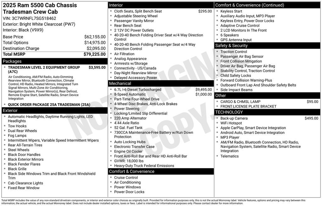New 2025 RAM 5500 Tradesman image 5