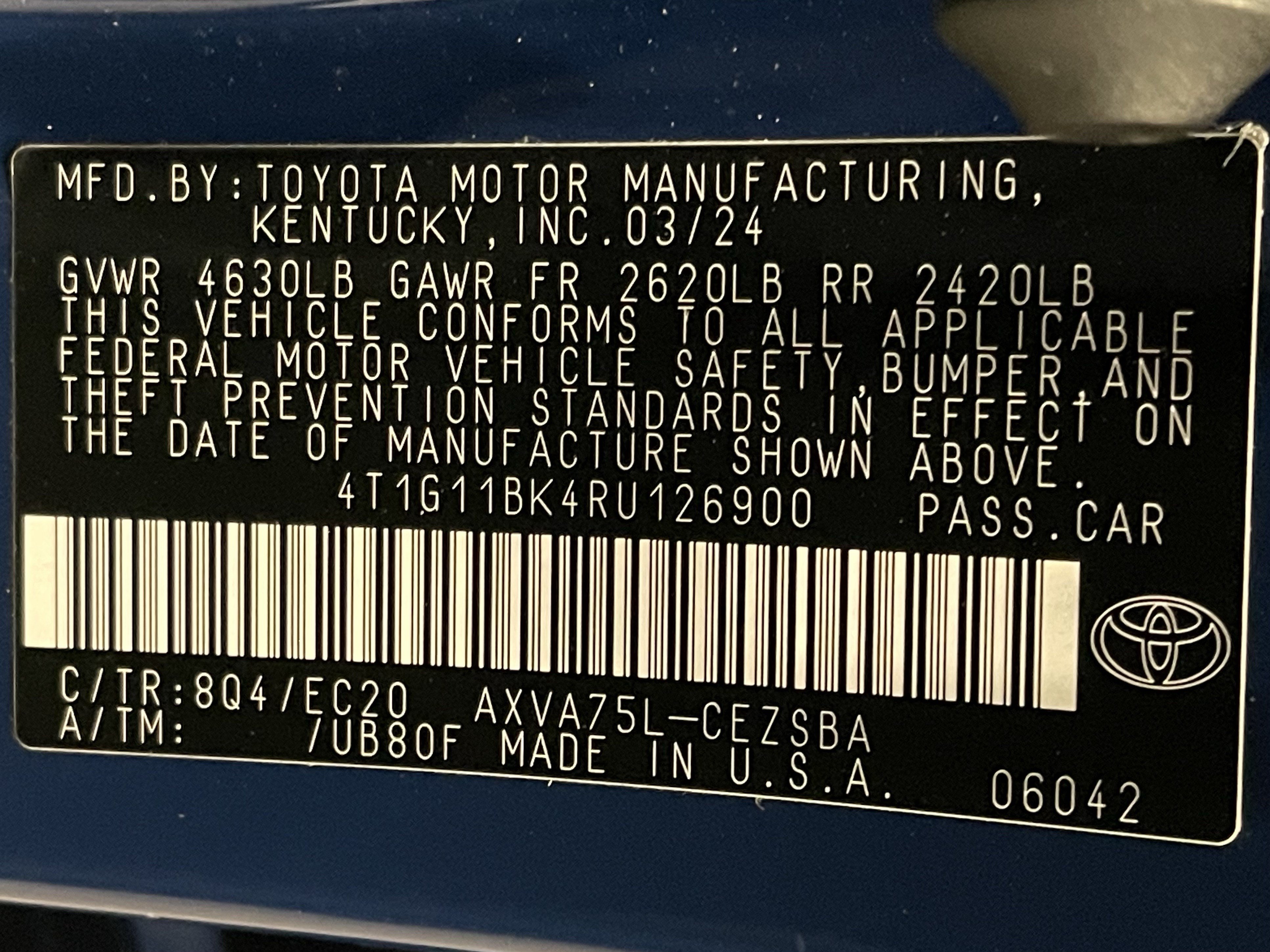 Used 2024 Toyota Camry SE AWD/4WD image 25