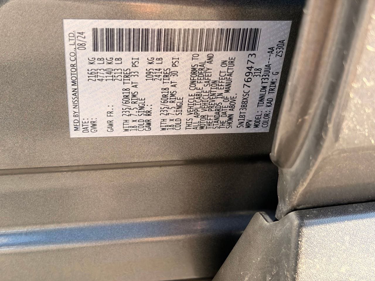 Certified 2025 Nissan Rogue SV AWD/4WD image 33