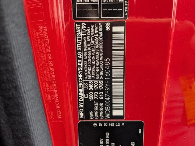 Used 2000 Mercedes-Benz SLK 230 image 20