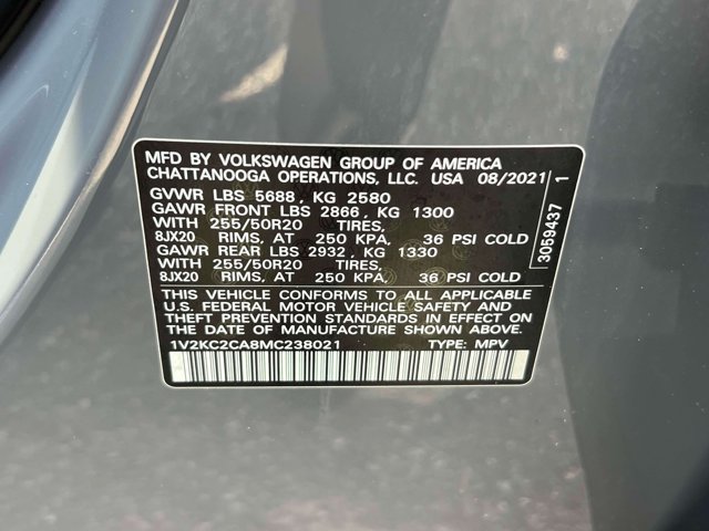 Used 2021 Volkswagen Atlas Cross Sport SE w/ Panoramic Sunroof Package AWD/4WD image 19