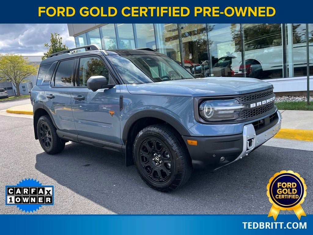 Certified 2025 Ford Bronco Sport Badlands w/ Badlands Tech Package AWD/4WD image 1