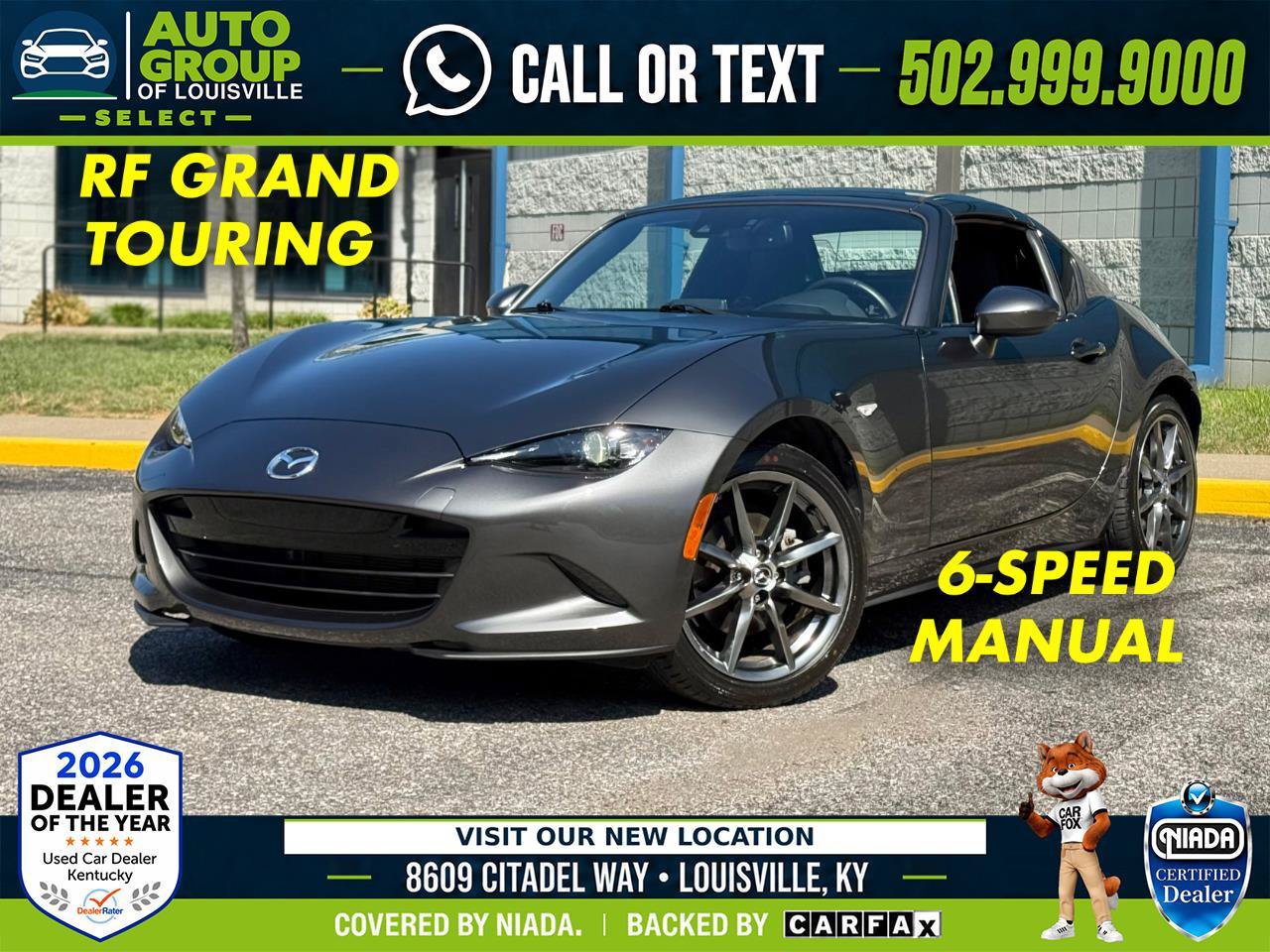 Used 2017 MAZDA MX-5 Miata RF Grand Touring RWD image 1