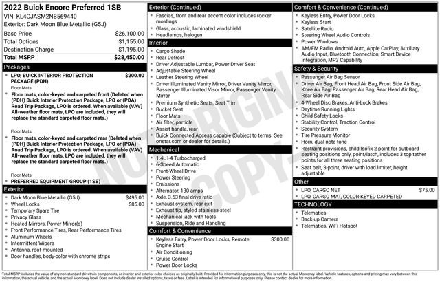 Certified 2022 Buick Encore Preferred image 6