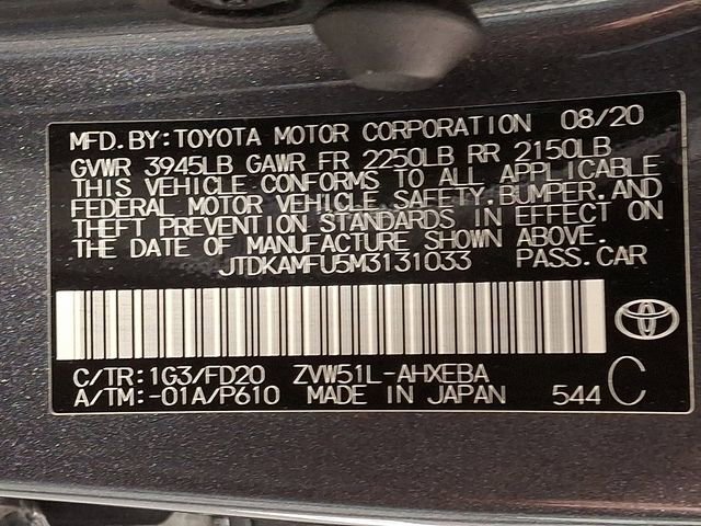 Used 2021 Toyota Prius LE w/ Carpet Mat Package (TMS) image 26