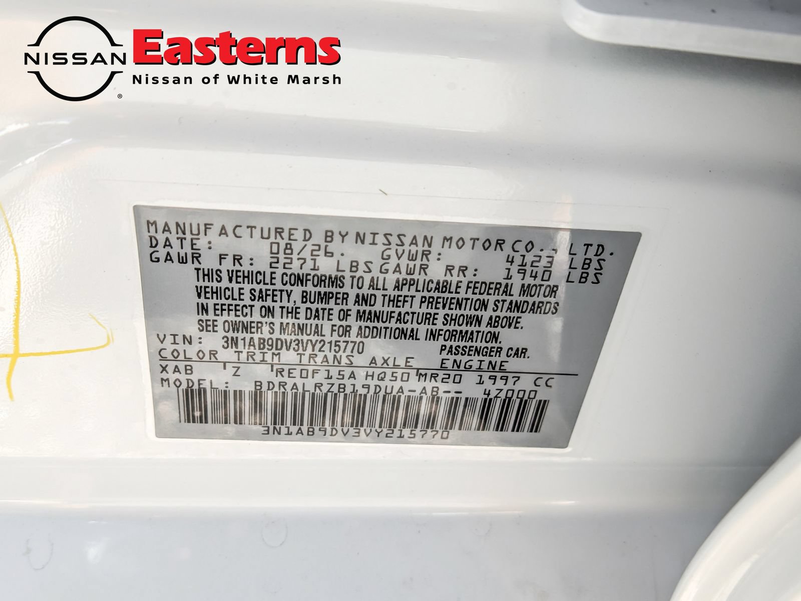 New 2027 Nissan Sentra SR w/ SR All Weather Package FWD image 28