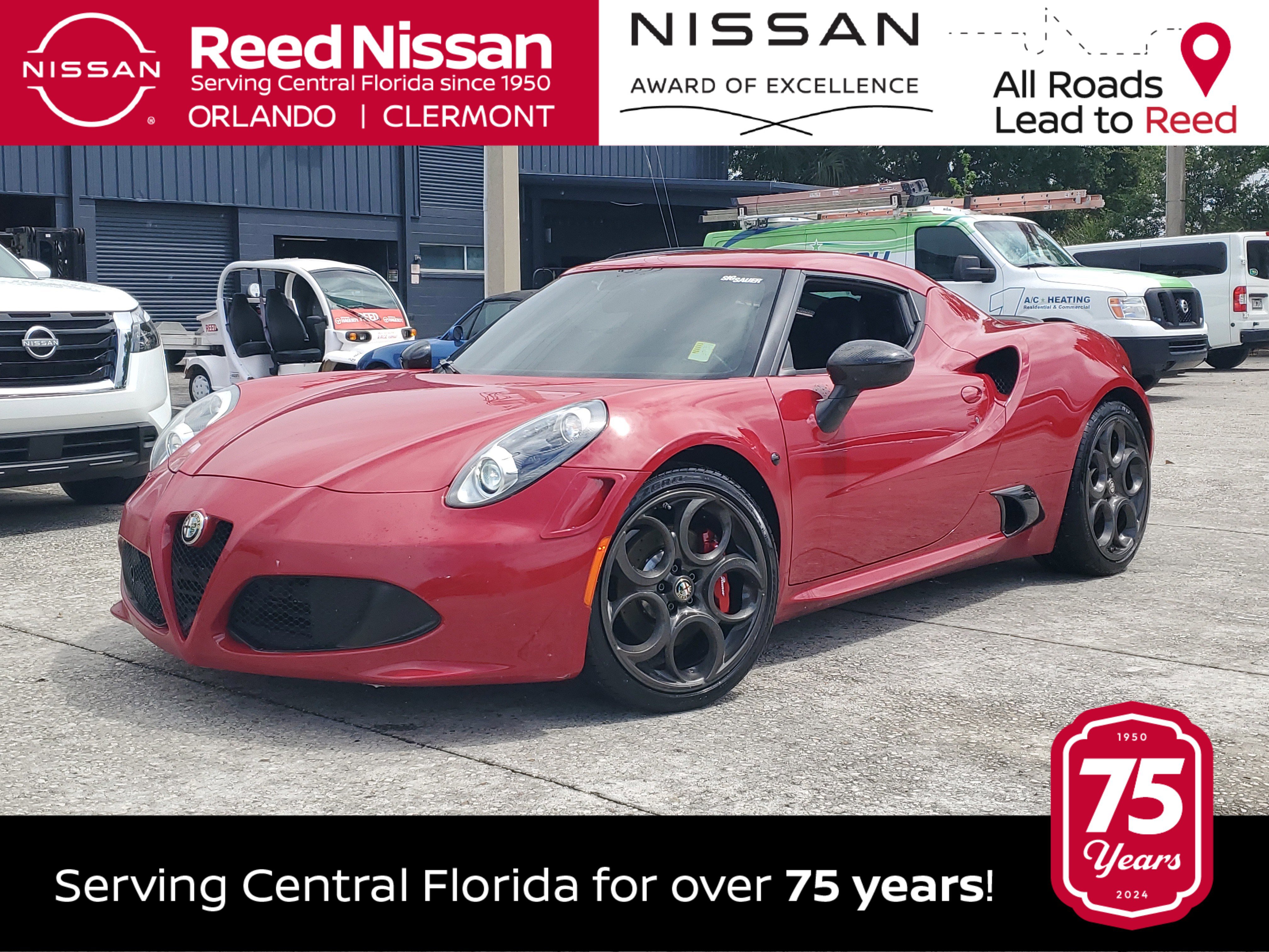 Used 2015 Alfa Romeo 4C Launch Edition w/ Convenience Group