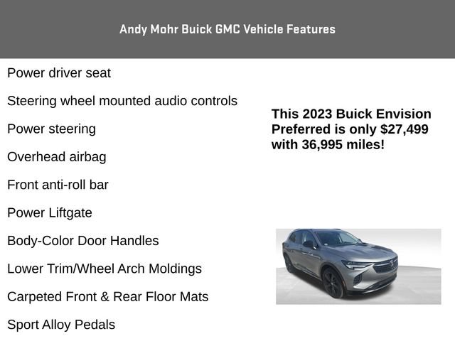 Used 2023 Buick Envision Preferred w/ Sport Touring Package AWD/4WD image 10
