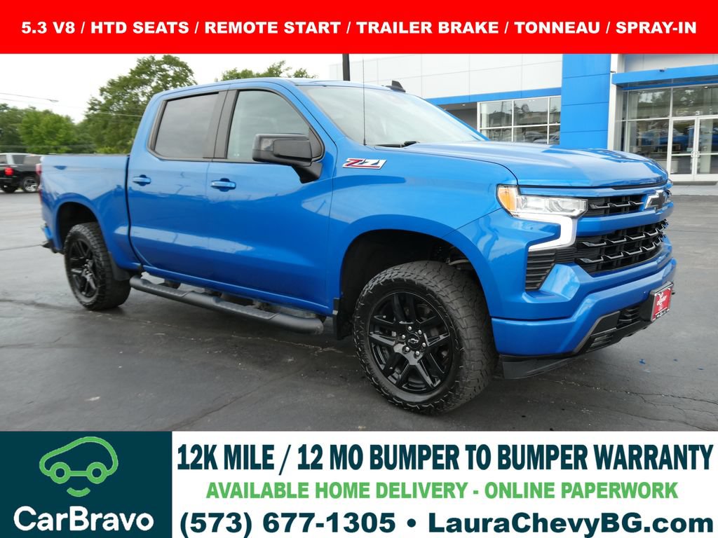 Certified 2023 Chevrolet Silverado 1500 RST w/ Z71 Off-Road Package AWD/4WD image 1