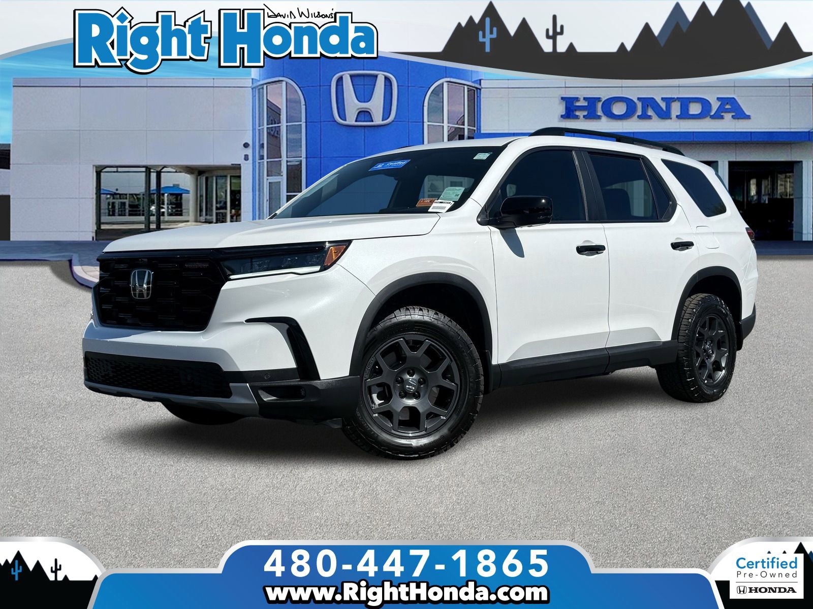Certified 2025 Honda Pilot TrailSport