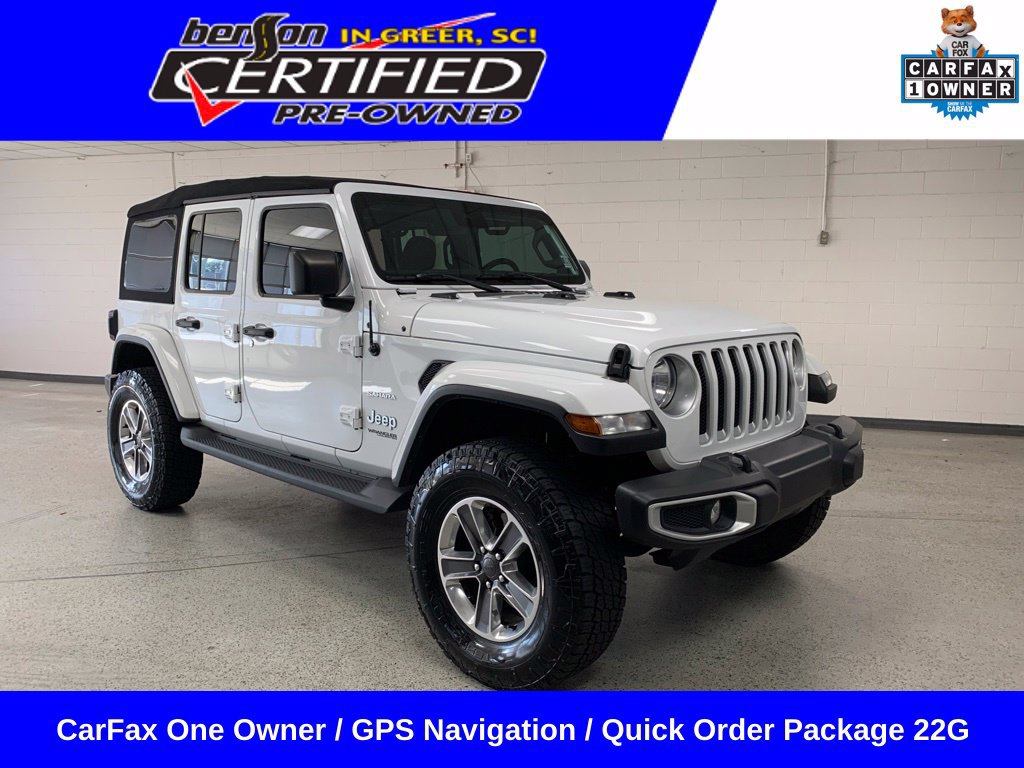 Certified 2021 Jeep Wrangler Unlimited Sahara