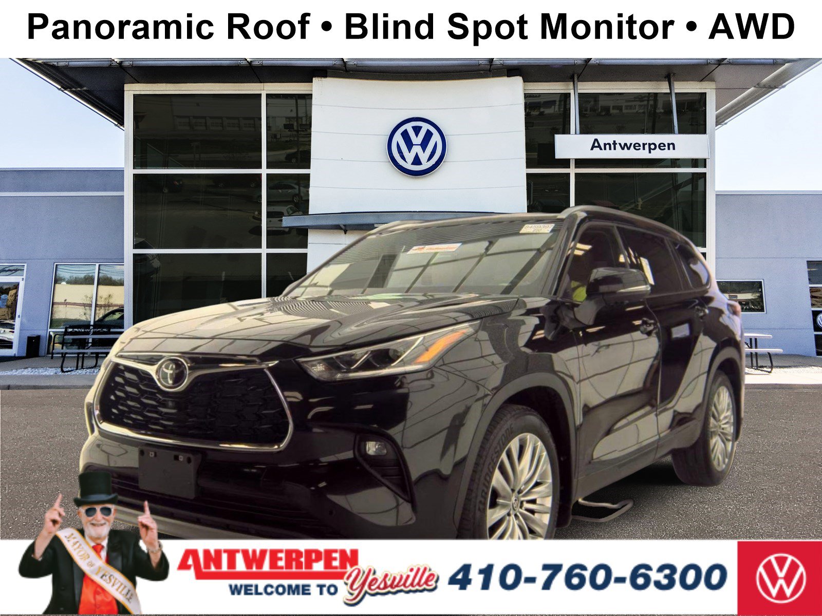 Used 2024 Toyota Highlander Platinum AWD/4WD image 1