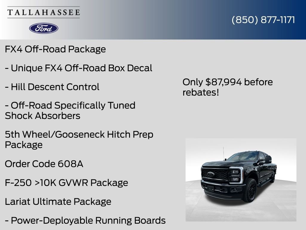 New 2026 Ford F250 Lariat w/ Black Appearance Package image 25