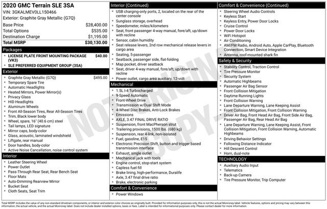 Used 2020 GMC Terrain SLE image 4