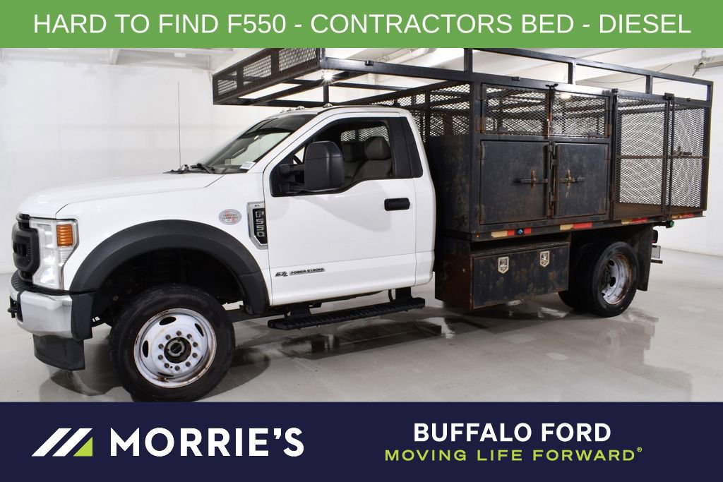 Used 2021 Ford F550 4x4 Regular Cab Super Duty w/ XL Value Package image 1