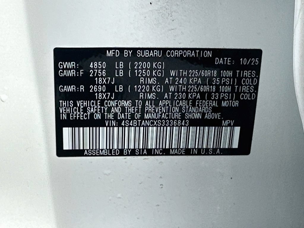 Certified 2025 Subaru Outback Limited AWD/4WD image 28