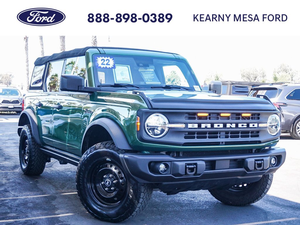 Certified 2022 Ford Bronco Black Diamond