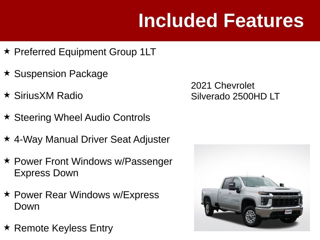 Used 2021 Chevrolet Silverado 2500 LT AWD/4WD image 3