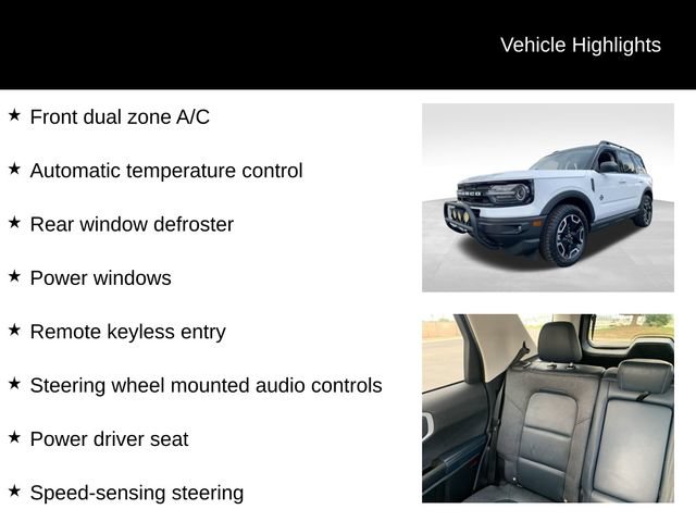 Used 2022 Ford Bronco Sport Outer Banks w/ Tech Package AWD/4WD image 15